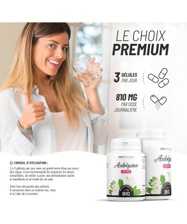 Hawthorn Organic - 270 mg - 200 vegetable capsules - Buy Online on GoSupps.com