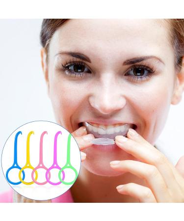 5-Piece Aligner Removal Tool Kit - Invisible Braces Remover for Tooth Cleaning - Oral Care Set (Purple, Yellow, Pink, Green, Blue) - Buy Online on GoSupps.com