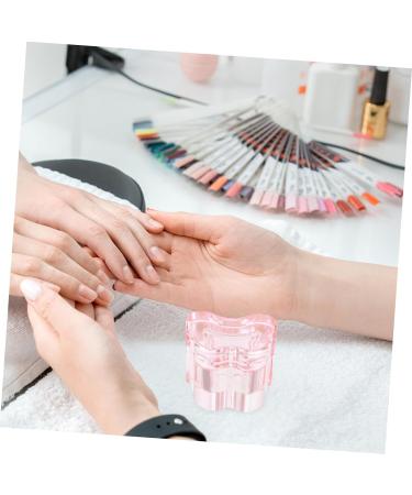 Healeved Nail Art Liquid Holder bowl manicure with cover bracket nail art cup Multifunction cup glass dish Acrylic Nail Dish major s with lids nail art dish cup Pen wash cup pink tool 7x5.6cm Pink - Buy Online on GoSupps.com