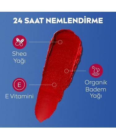 Beiersdorf AG Nivea Caring Lipstick Caring Beauty 3in1 Red 48 g - Buy Online on GoSupps.com