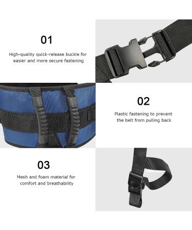 YHK Leg Loop Gait Belt with 6 Handles - Adjustable Safety Assist Device for Seniors & Limited Mobility - 500 lbs Support - Quick Release Buckle - Buy Online on GoSupps.com