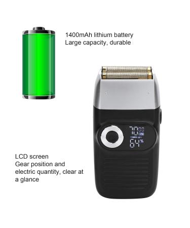Rechargeable Bald Head & Beard Trimmer for Men - LCD Electric Razor | International Shipping - Buy Online on GoSupps.com