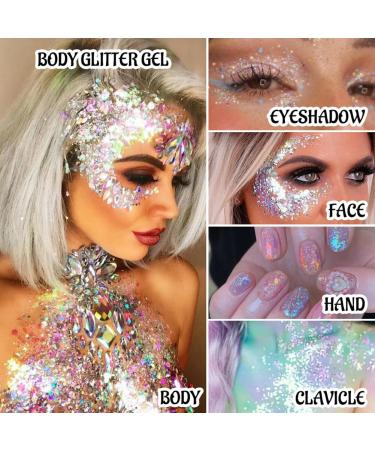 Buy 2Pcs Liquid Glitter Eyeshadow - Long Lasting Quick-Drying Gel Waterproof Sparkling Shimmer - 30ml | International Shipping - Buy Online on GoSupps.com