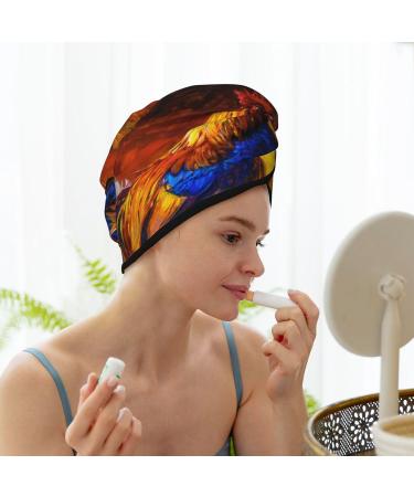 Colorful Microfiber Hair Towel for Women - Super Absorbent Coral Velvet Wrap for Long Curly & Thick Hair - Quick Dry Cap - Buy Online on GoSupps.com