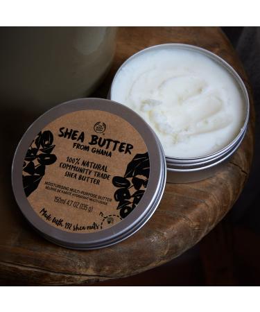 The Body Shop 100% Natural Shea Butter - Nourishing Multi-Purpose Butter for Body, Hair, Face & Lips - Vegan - 5 oz - Buy Online on GoSupps.com