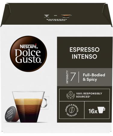  NESCAFE DOLCE GUSTO Nescaf Dolce Gusto Espresso Intenso - Coffee - 96 Capsules (Pack of 6 Boxes x 16) - Buy Online on GoSupps.com