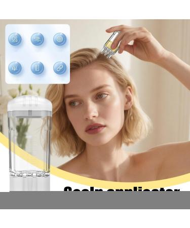 Scalp Oil Applicator Handy Oil Dispenser for Travel Lightweight Personal Care Tool For Women Youth Everyone White - Buy Online on GoSupps.com