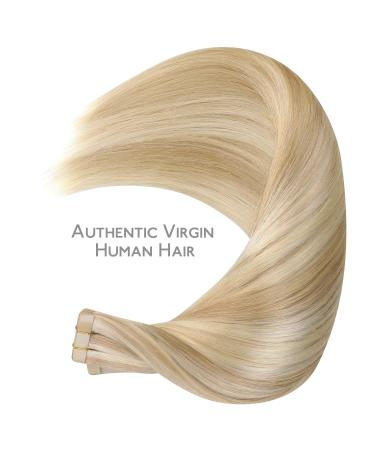 Buy If-of-Hearted Tape Extensions - 40PCs 80g 30cm Real Hair Dirty Blonde Highlights - Invisible Tape In Extensions - Buy Online on GoSupps.com