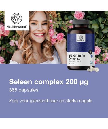Be Healthy Group doo Selen complex 200 g 365 vegetable capsules Year supply 3 forms Sodium selenite Selenium yeast and Lselenomethionine GMOfree For the Thyroid Gland and the Immune System - Buy Online on GoSupps.com
