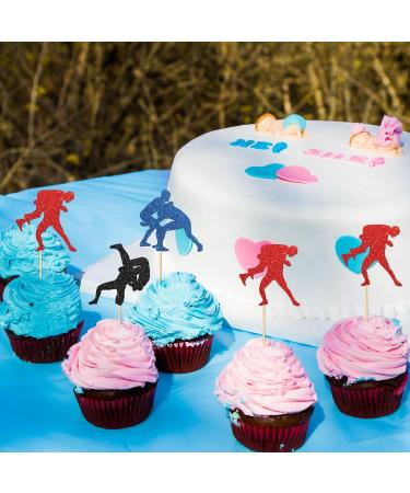 Maicaiffe Wrestling Cupcake Toppers Boy Man Wrestler Birthday Cupcake Toppers Adults Birthday Wrestling Happy Birthday Party Dessert Decors Sport Party Decorations 24Pcs Glitter - Buy Online on GoSupps.com