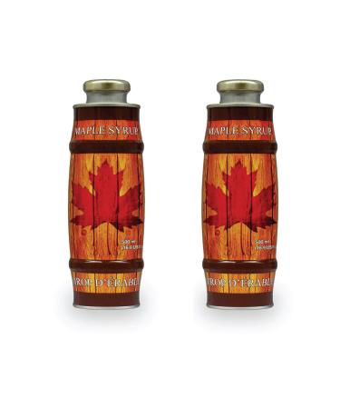 Pure Organic Canadian Maple Syrup (2 X 500ml Bottles.) All-Natural Grade-A Amber Rich Taste | Delicious Sweetness | No Preservatives Gluten Free Vegan Friendly