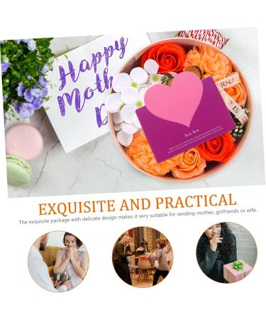 Healvian 5 Boxes Preserved Flower Decoration Indoor Decor Rose Delicate Soap Bouquets Interior Decor Mo Soap Delicate Flowers Paper Bouquet Bag Floral Decor Soap Flower - Buy Online on GoSupps.com