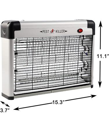 Phosooy 20W Electric Bug Zapper Indoor Mosquito Killer - 2800V Grid Plug-in Insect Trap for Mosquito, Moth, Fly - Indoor Use - Buy Online on GoSupps.com