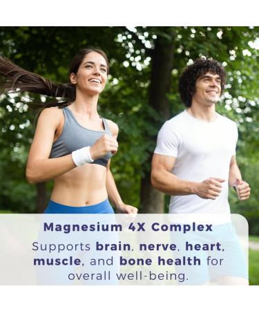 Magnesium Complex Supplement 300mg 90 Capsules and Womens Multivitamins 23 Essential Nutrients 60 Tablets - Buy Online on GoSupps.com