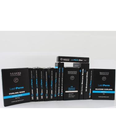 Makki 5 Curved Tip Brush Applicators for Eyelash tint & Eye Brow tinting and lash perm curl - Buy Online on GoSupps.com