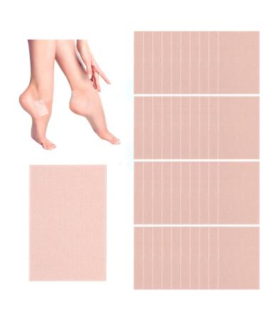 40 Pcs Moleskin Tape Mole Skin Pads Prevention Blister Padding with Adhesive for Feet Heel Shoes Stickers