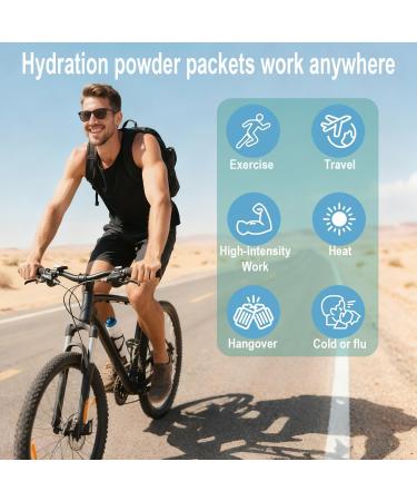 huangirl Electrolyte Powder Packets (20 Stickpacks) - 4 Flavors (Lemon Lime/Raspberry/Orange/Watermelon) Hydration Mix | Sugar Free Non-GMO Daily Electrolyte Drink Supplement - Buy Online on GoSupps.com