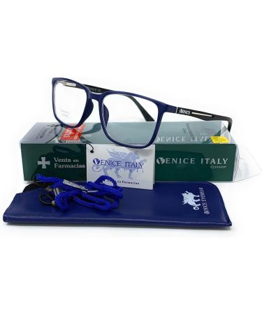 Venice Eyewear - Blue Light Filter Reading Glasses for Men & Women | Anti-Blue Light Computer Glasses | Stylish Steel Design +1.00 - Buy Online on GoSupps.com