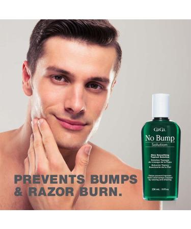 GiGi No Bump Skin Smoothing Topical Solution - 8 fl oz (Pack of 1) | Post-Shave, Waxing, or Laser Hair Removal Treatment - Buy Online on GoSupps.com