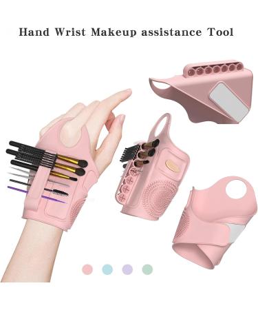 Precise Makeup Application Silicone Hand Strap Adjustable Strap Reusable And Comfortable Cosmetic Beauty Tool - Buy Online on GoSupps.com