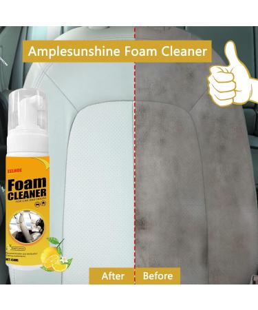 Amplesunshine Foam Cleaner Powerful Stain Removal Kit Foam Cleaner for Car and House Lemon Flavor Strong Decontamination Cleaners Spray for Kitchen (60ML 1PCS) - Buy Online on GoSupps.com