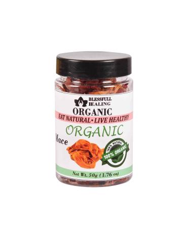 Blessfull Healing Organic Mace 50 Gram Airtight Container (Packing May Vary) 50 Gram 1.76 oz