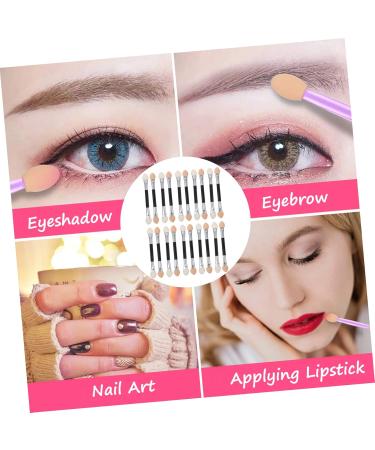 FOMIYES 20pcs Latex Eye Shadow Stick Eyeshadow Stick Double Ended Makeup Brush Eye Shadow Applicator Set Mix - Buy Online on GoSupps.com