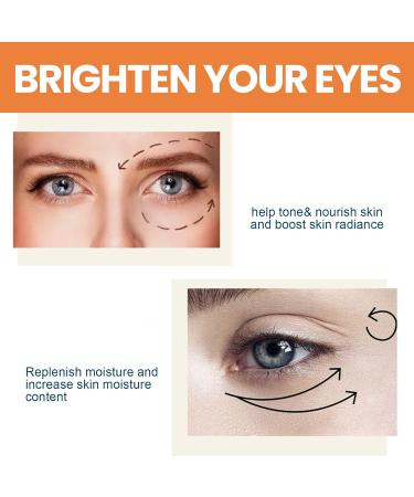 Lot de 2 baumes contour des yeux la vitamine C - Cr me hydratante claircissante sous les yeux pour les cercles fonc s et le bouffinage traitement hydratant pour les yeux avec de la vitamine C pour 4 pi ces. - Buy Online on GoSupps.com