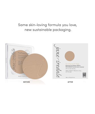 Jane Iredale PurePressed Base Mineral Foundation Refill SPF 20 - Fawn 0.35 oz | Natural Makeup - Buy Online on GoSupps.com