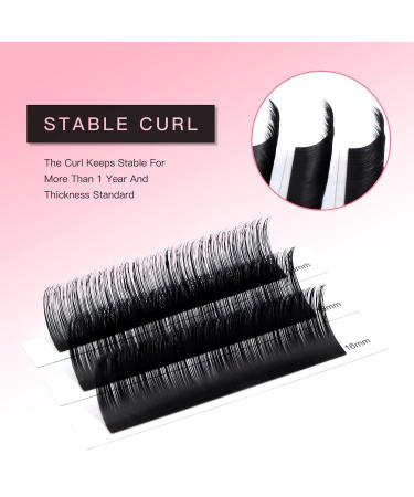 TDANCE Premium D Curl Eyelash Extensions 0.05mm + Ellipse Flat Lashes 0.15 D Curl 8-15mm - Mixed Lengths - Buy Online on GoSupps.com