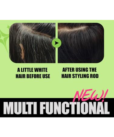  Generisch Comb for gray hair - 15g - 2-in-1 temporary hair color stick - Sweat and water resistant - Buy Online on GoSupps.com