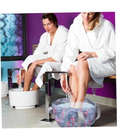 minkissy Foldable Foot Basin Folding Water Basin Portable Travel Bucket Foot Bath Basin Outdoor Foot Basin Foot Basin Foot Spa Soaking Bucket Travel Basin Peva Tub Foldable Trumpet 30X20cm - Buy Online on GoSupps.com