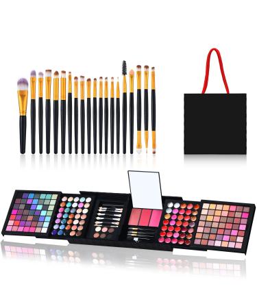 All in One Makeup Kit for Women Full Kit - 177 Color Combination Makeup Palette + 20 Make Up Brushes Cosmetic Gift Set, for Girls Birthday, Mother's Day and so on 177 Color + 20 Pcs Brushes