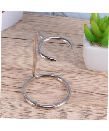 Minkissy Shaving Brush & Razor Holder Stand | Premium Beard Rack & Accessories for Men | Silver Medium Shaving Organizer - Buy Online on GoSupps.com