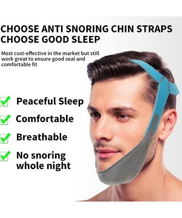 Adjustable Anti Snoring Chin Strap for Men and Women - Stop Snoring and Improve Sleep Quality with this Cpap User-Friendly Device - Buy Online on GoSupps.com