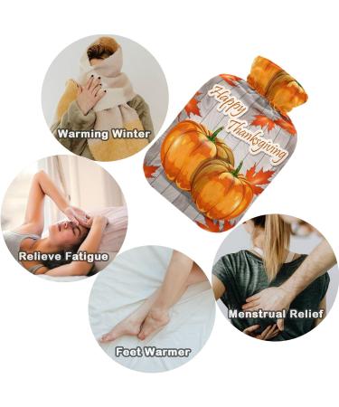 Shop Naanle Pumpkins Thanksgiving Hot Water Bottle | 2L Transparent Heat Bottle for Pain Relief & Warmth | Ideal for Bed Hands & Feet - International Shipping Available - Buy Online on GoSupps.com