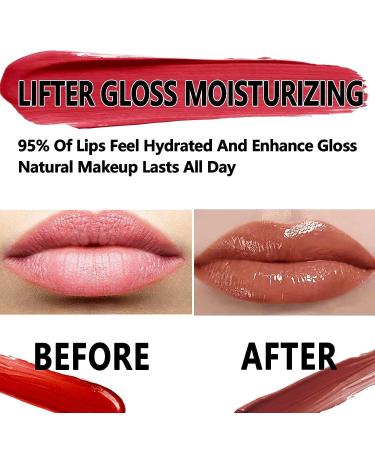 Hydrating Nude Glitter Lip Gloss - Plumping & Moisturizing | Long Lasting Liquid Lipstick by Glossier - Buy Online on GoSupps.com