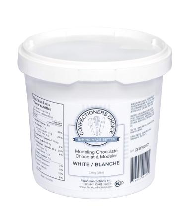 Confectioners Choice White Modeling Chocolate 2 lbs