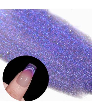 Holographic Nail Gel Double Glitter Effect Holographic Nail Polish for Nail Salon - Buy Online on GoSupps.com