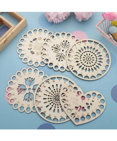 Coheali 18-Part Cross-Stitch Friendship Bracelet Kit | Sewing Yarn Stand & Hollow Embroidery Frame for International Shipping - Buy Online on GoSupps.com