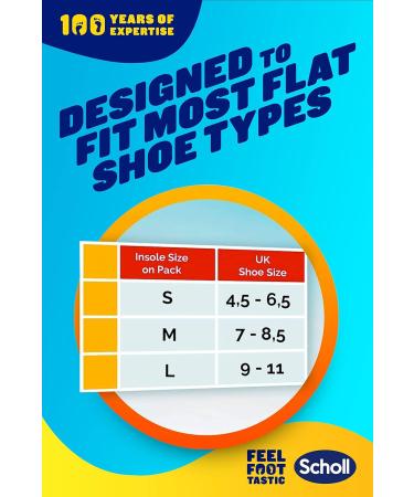 Scholl Orthotic Insole for Lower Back Pain Relief - UK Size 9-11 (Large) - Buy Online on GoSupps.com