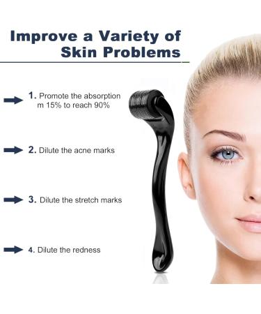 Beard Roller 0.5 mm Beard Roller Dermaroller Beard Roller Beard Growth Micro Needle Roller for Skin and Hair Care for Men and Women - Buy Online on GoSupps.com