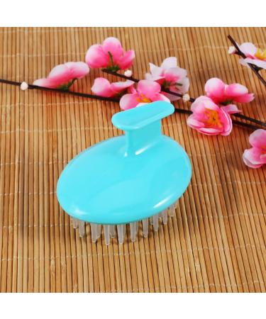 Verdant Touch Hair Scrubber - Shampoo Scalp Massager Brush for Shower | Blue Hair Washing Massage Comb - International Shipping - Buy Online on GoSupps.com