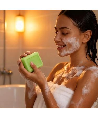 Tea Tree Oil Soap Bar Relief Soap Bar for Skin Deep Pore Cleansing Gentle Exfoliation for HealthySkin PlantBased Formula for Face & Body Suitable for All Skin 3 - Buy Online on GoSupps.com