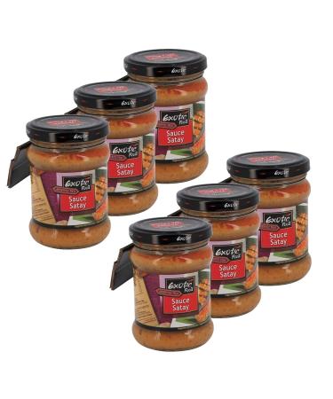 Exotic Food Set of 6 Satay Sauce Pots 200 g