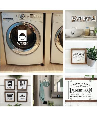 GAGA 4PCS Washroom Adhesive Silk Screen Stencils for DIY Home and Furniture Decoration - Buy Online on GoSupps.com