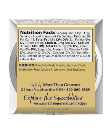 More Than Gourmet Glace De Volaille Gold Roasted Turkey Stock 1.5oz - Premium Quality - Buy Online on GoSupps.com