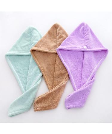 Dry Hair Cap - Magic Microfiber Shower Cap & Quick Drying Towel - Bath Wrap Hat Turban in Blue - Buy Online on GoSupps.com