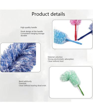 FCSHFC Extendable Feather Duster Anti-Static Bendable Dusters for Cleaning Washable Reusable Feather Duster for Car Computer Air Condition Furniture(Blue B) - Buy Online on GoSupps.com