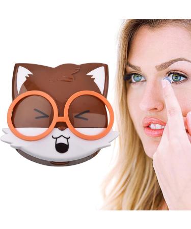 Anulely Contact Lens Travel Case - Portable Cartoon Animal Box for Glasses | Squirrel-In-Song Organizer for Everyday Use & Outdoor Travel - Buy Online on GoSupps.com